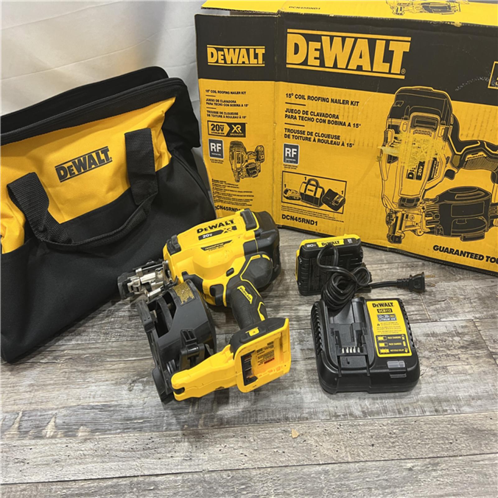 AS-IS DEWALT 2007898 Roofing Nailer Cordless