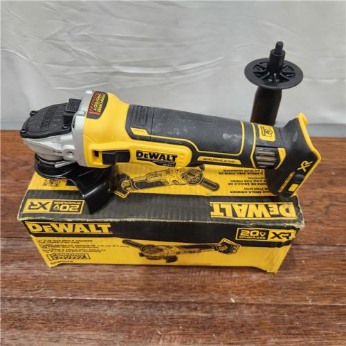 AS-IS DeWalt DCG405B 20V Max XR 4.5-Inch Slide Switch Small Angle Grinder (Tool Only)