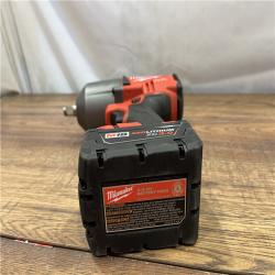 AS-IS Milwaukee M18 1/2 in. Cordless Brushless High Torque Impact Wrench Kit (Battery & Charger)