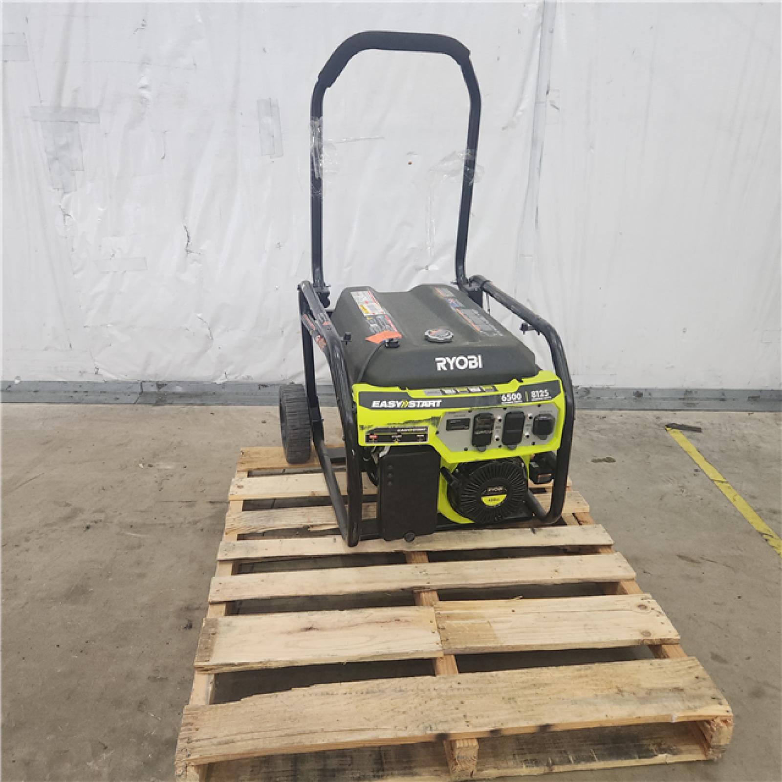 Houston Location - AS-IS Ryobi 6,500-Watt Gasoline Powered Portable Generator