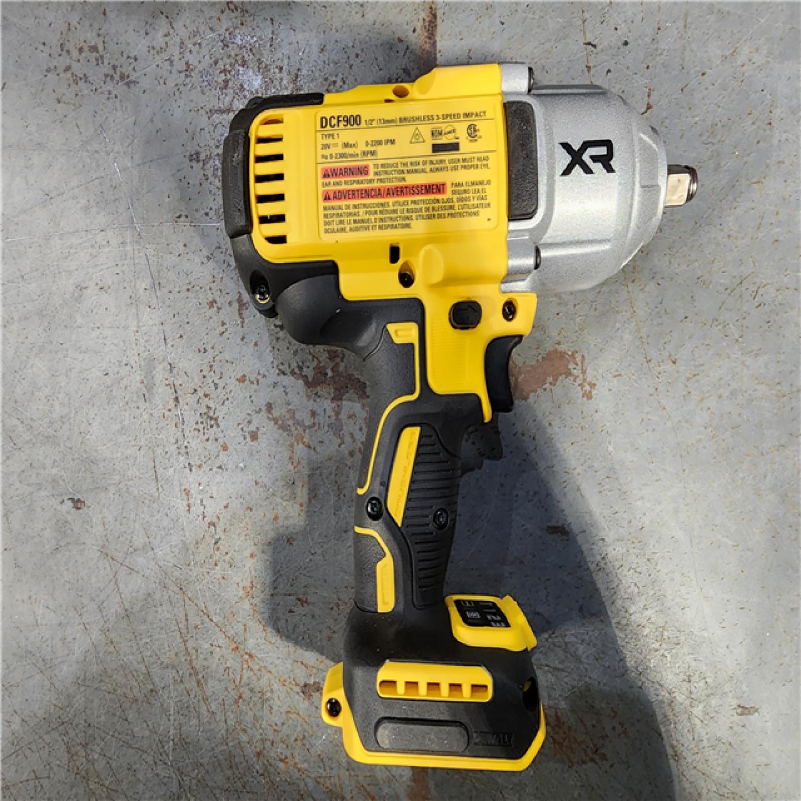 HOUSTON LOCATION - AS-IS (APPEARS LIKE NEW) DEWALT 20V MAX* XR 1/2  High Torque Impact Wrench with Hog Ring Anvil