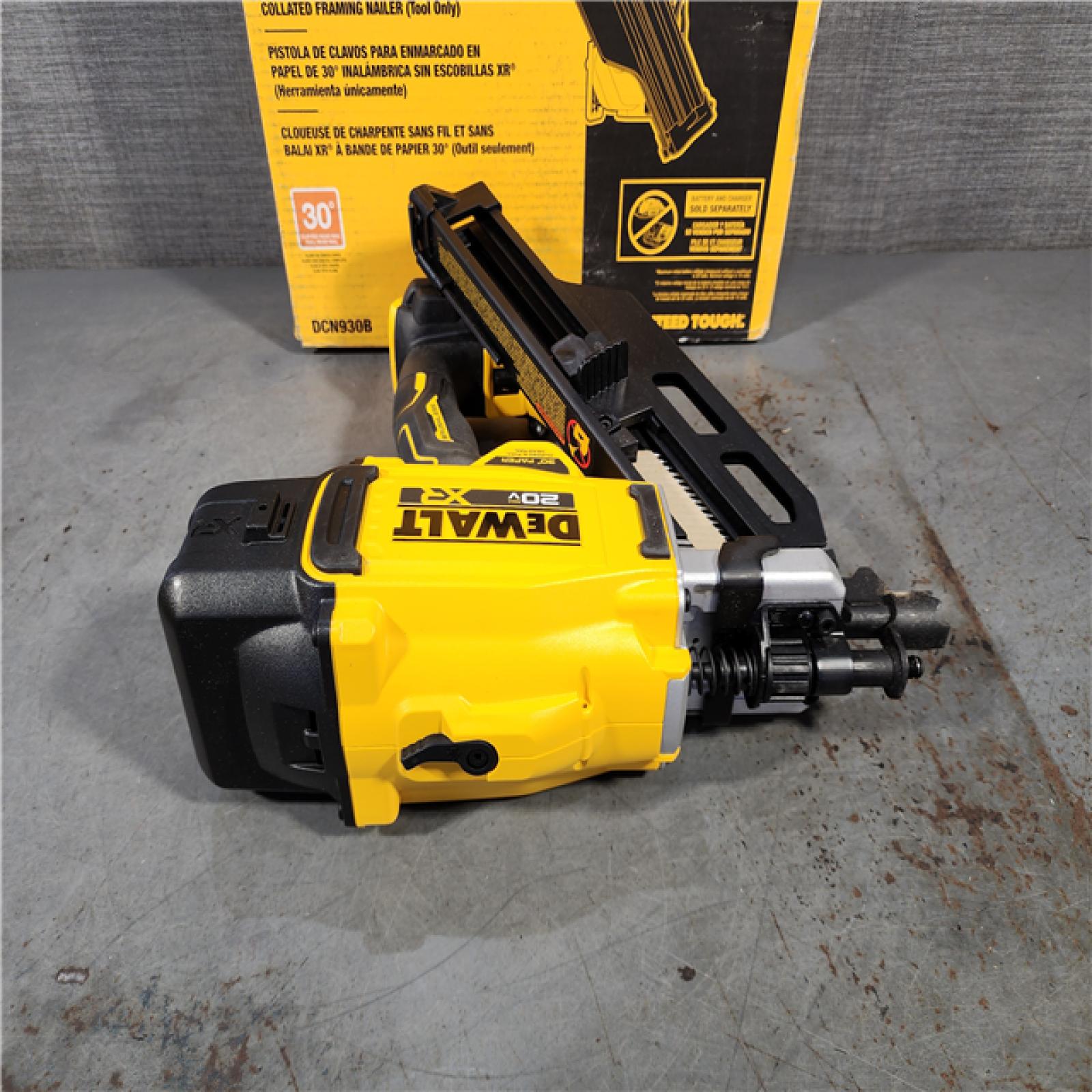 HOUSTON LOCATION - AS-IS DEWALT 20-Volt 30Â° Cordless Framing Nailer (Tool-Only)