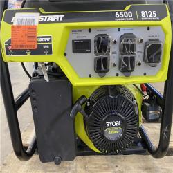 Houston Location - AS-IS Ryobi Easy Start 6,500 Running Watts 8,125 Starting Watts Generator