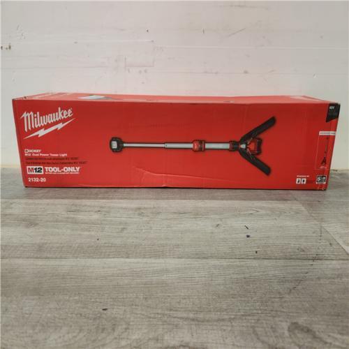 Phoenix Location  Milwaukee M12 12-Volt Lithium-Ion Cordless 1400 Lumen ROCKET LED Stand Work Light (Tool-Only)