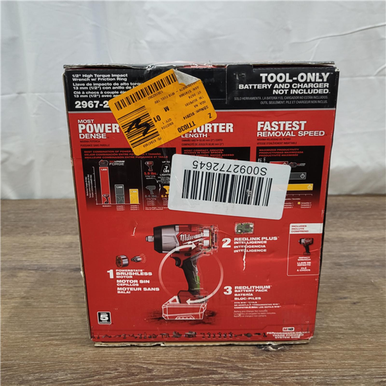 NEW!  M18 FUEL 18V Lithium-Ion Brushless Cordless 1/2 in. Impact Wrench with Friction Ring (Tool-Only)