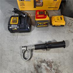 HOUSTON LOCATION - AS-IS DEWALT 20V MAX Cordless Brushless Hammer Drill/Driver 2 Tool Combo Kit with FLEXVOLT ADVANTAGE