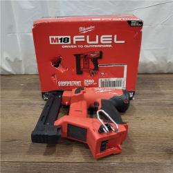 AS-IS M18 FUEL 18-Volt Lithium-Ion Brushless Cordless 18-Gauge 1/4 in. Narrow Crown Stapler (Tool-Only)