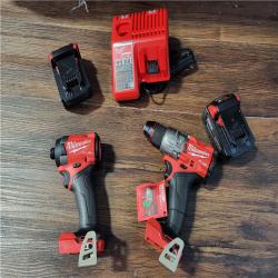 CALIFORNIA NEW MILWAUKEE M18 FUEL 2-TOOL COMBO KIT(BATTERIES AND CHARGER INCLUDED)