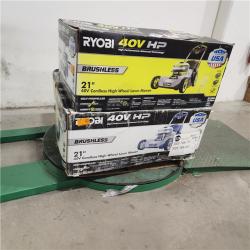 Dallas Location - As-Is Ryobi Lawn Mower Pallet (Lot Of 3)