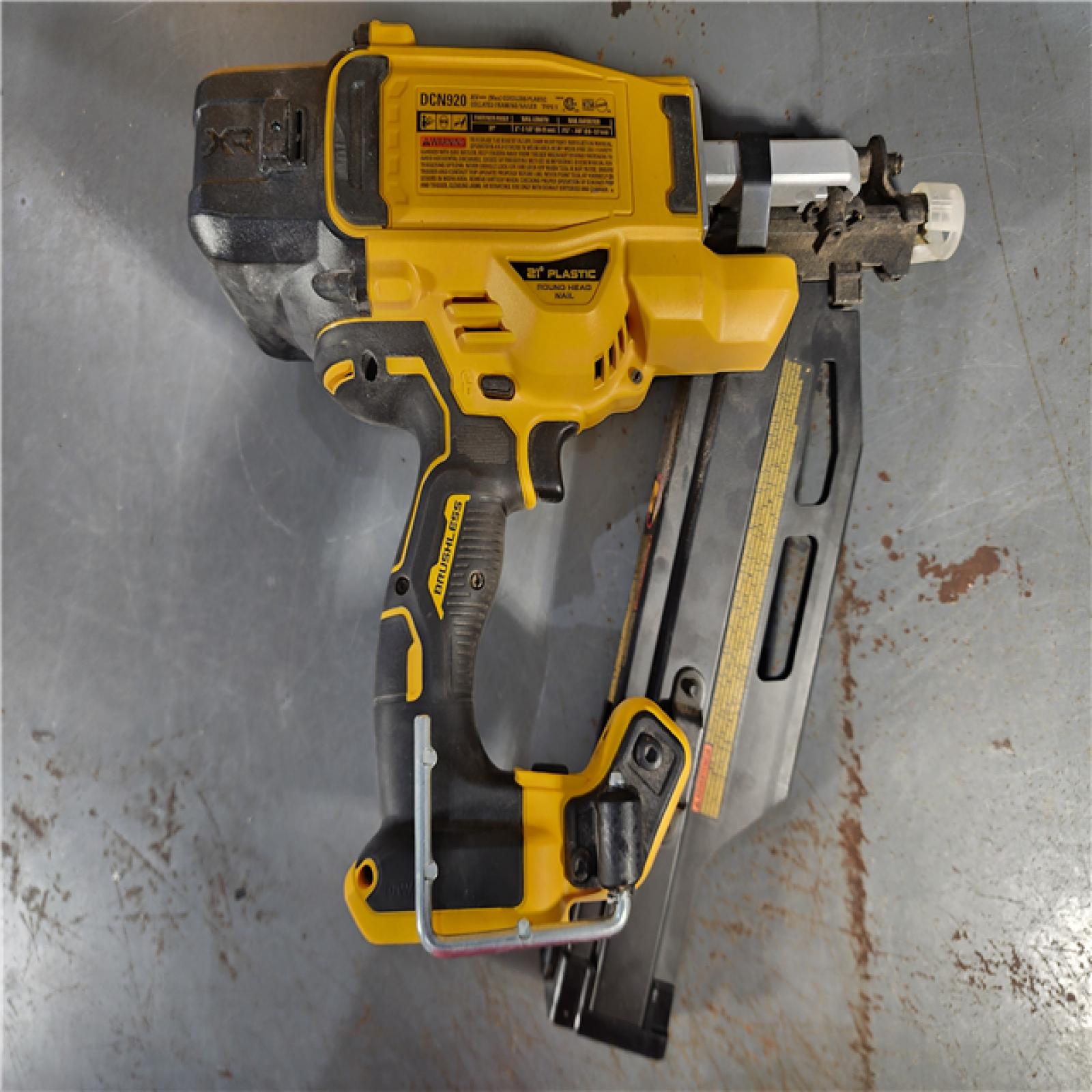 HOUSTON LOCATION - AS-IS DEWALT 20-Volt 21Â° Cordless Framing Nailer (Tool-Only)