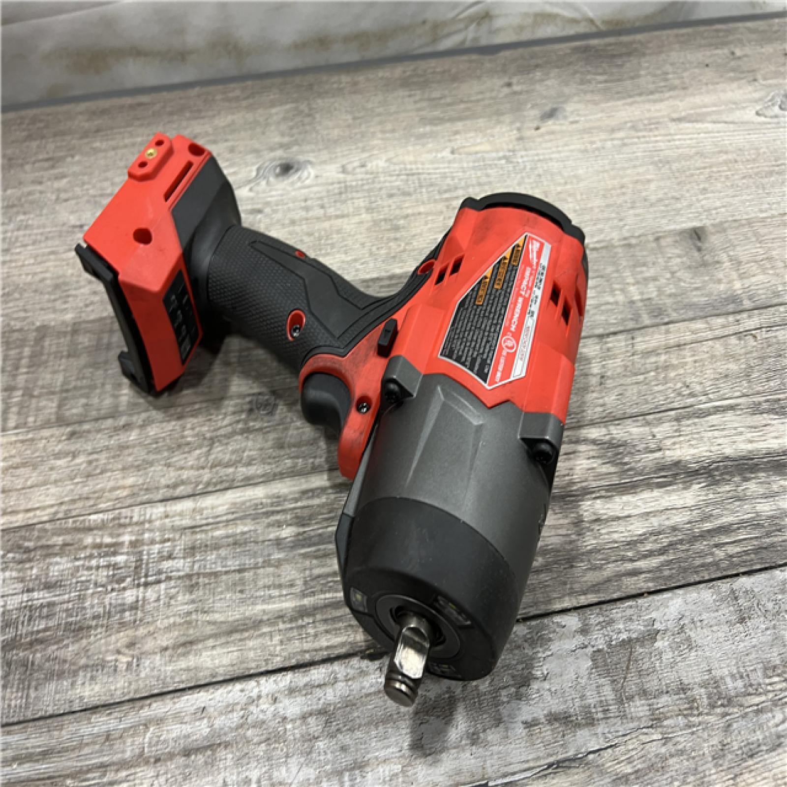 AS-IS Milwaukee M18 FUEL 18V Lithium-Ion Brushless Cordless 1/2 in. Impact Wrench with Friction Ring (Tool-Only)