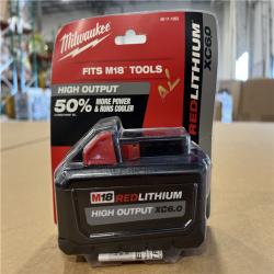 NEW! - Milwaukee M18 18-Volt Lithium-Ion High Output Battery Pack 6.0Ah