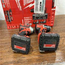 AS-IS Milwaukee M18 Compact Brushless 2-Tool Combo Kit