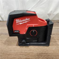 AS-IS M12 12-Volt Lithium-Ion Cordless Green 125 Ft. Cross Line and Plumb Points Laser Level (Tool-Only)