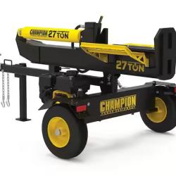 DALLAS LOCATION - Champion Power Equipment 27 Ton 224 cc Gas Powered Hydraulic Wood Log Splitter w/Vertical/Horizontal Operation and Auto Return-with Hydraulic Oil