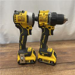 AS-IS DeWalt DCK2051D2 20V Cordless Drill/Impact Driver Kit