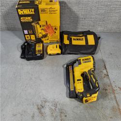 HOUSTON LOCATION - AS-IS DEWALT ATOMIC 20V MAX Lithium Ion Cordless 23 Gauge Pin Nailer Kit with 2.0Ah Battery and Charger