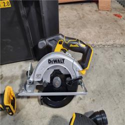 HOUSTON LOCATION - AS-IS (APPEARS LIKE NEW) Dewalt 20-Volt MAX ToughSystem Lithium-Ion 5-Tool Cordless Combo Kit