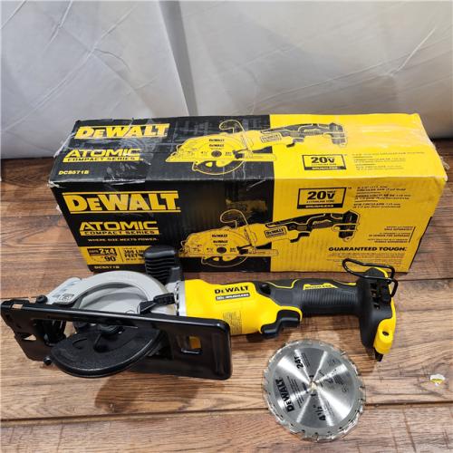 AS-IS ATOMIC 20V MAX Cordless Brushless 4-1/2 in. Circular Saw (Tool Only)