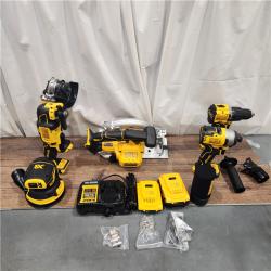 AS IS Dewalt 20-Volt MAX ToughSystem Lithium-Ion 6-Tool Cordless Combo Kit