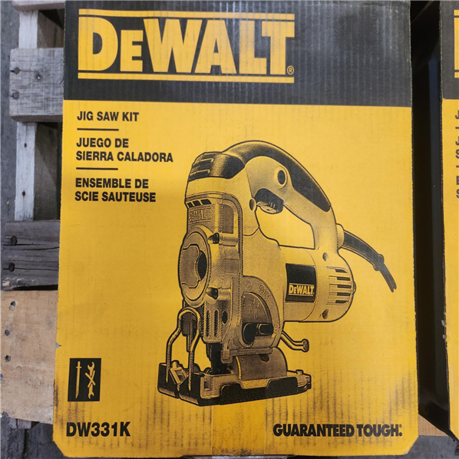 Phoenix Location 6 NEW DEWALT 6.5 Amp Corded Variable Speed Jig Saw Kit with Kit Box (6 units)