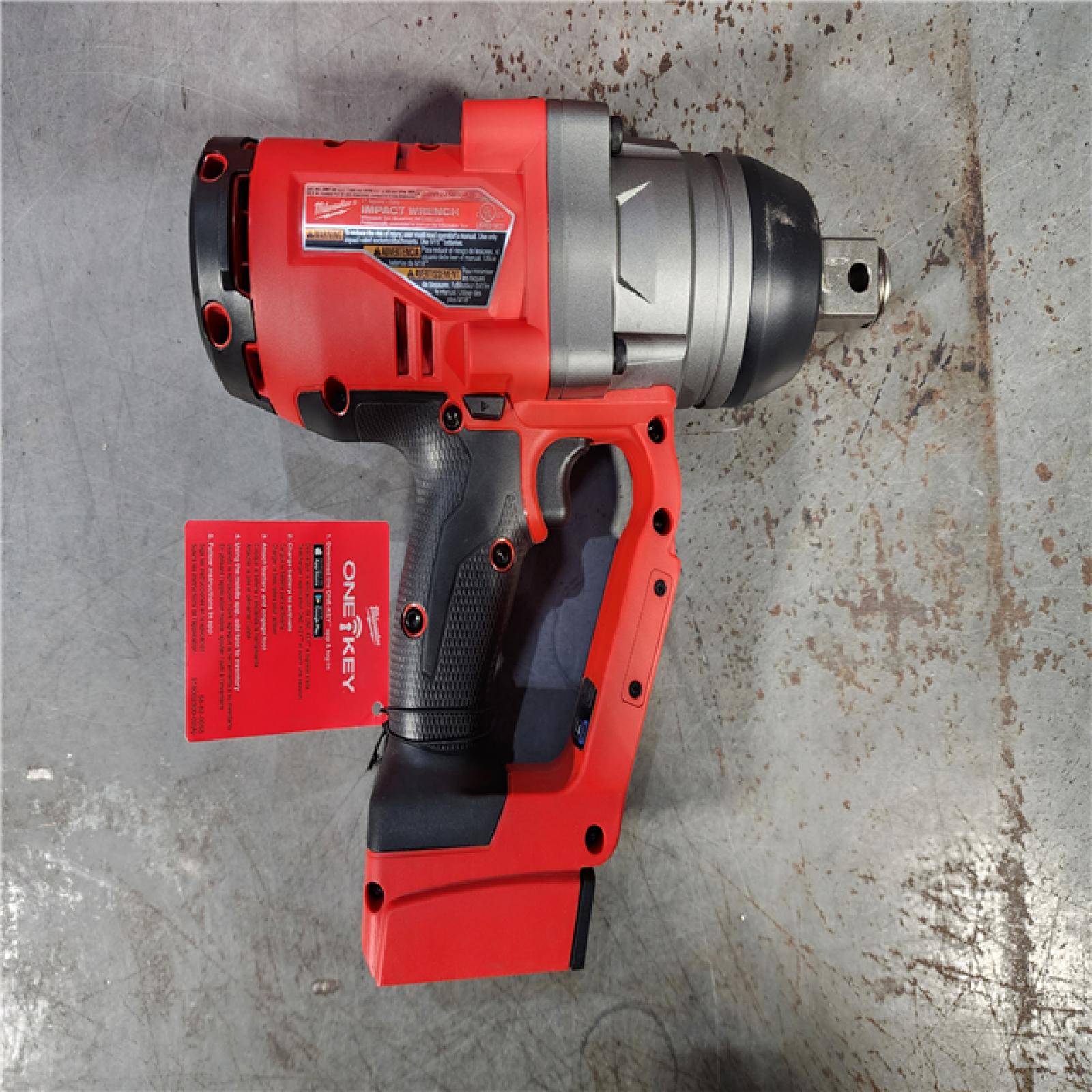 HOUSTON LOCATION - AS-IS (APPEARS LIKE NEW) Milwaukee 2867-20 18V M18 FUEL Lithium-Ion Brushless Cordless 1 High Torque Impact Wrench W/ ONE-KEY (Tool Only)