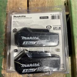 NEW! - Makita 18V LXT Lithium-Ion High Capacity Battery Pack 3.0Ah with Fuel Gauge (2-Pack)