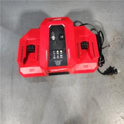 HOUSTON LOCATION - AS-IS Milwaukee 48-59-1815 M18 18V Dual Bay Simultaneous Super Charger