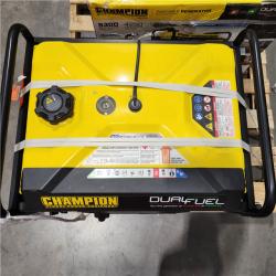 Dallas Location - As-Is  Champion Power Equipment 100592 6250-Watt Gas Fuel Portable Generator