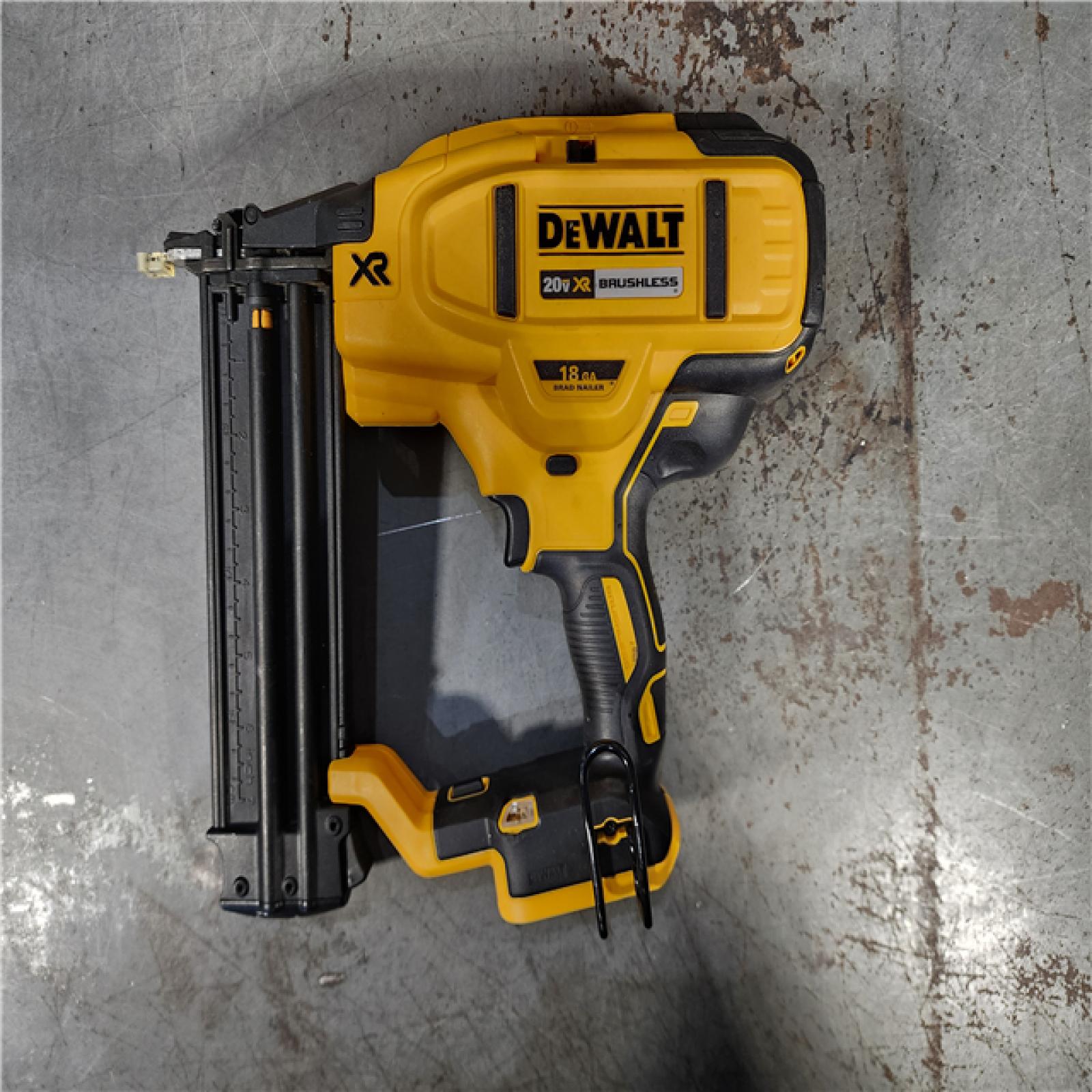 HOUSTON LOCATION - AS-IS DeWalt 20V MAX XR Lithium-Ion Electric Cordless 18-Gauge Brad Nailer (Tool Only)