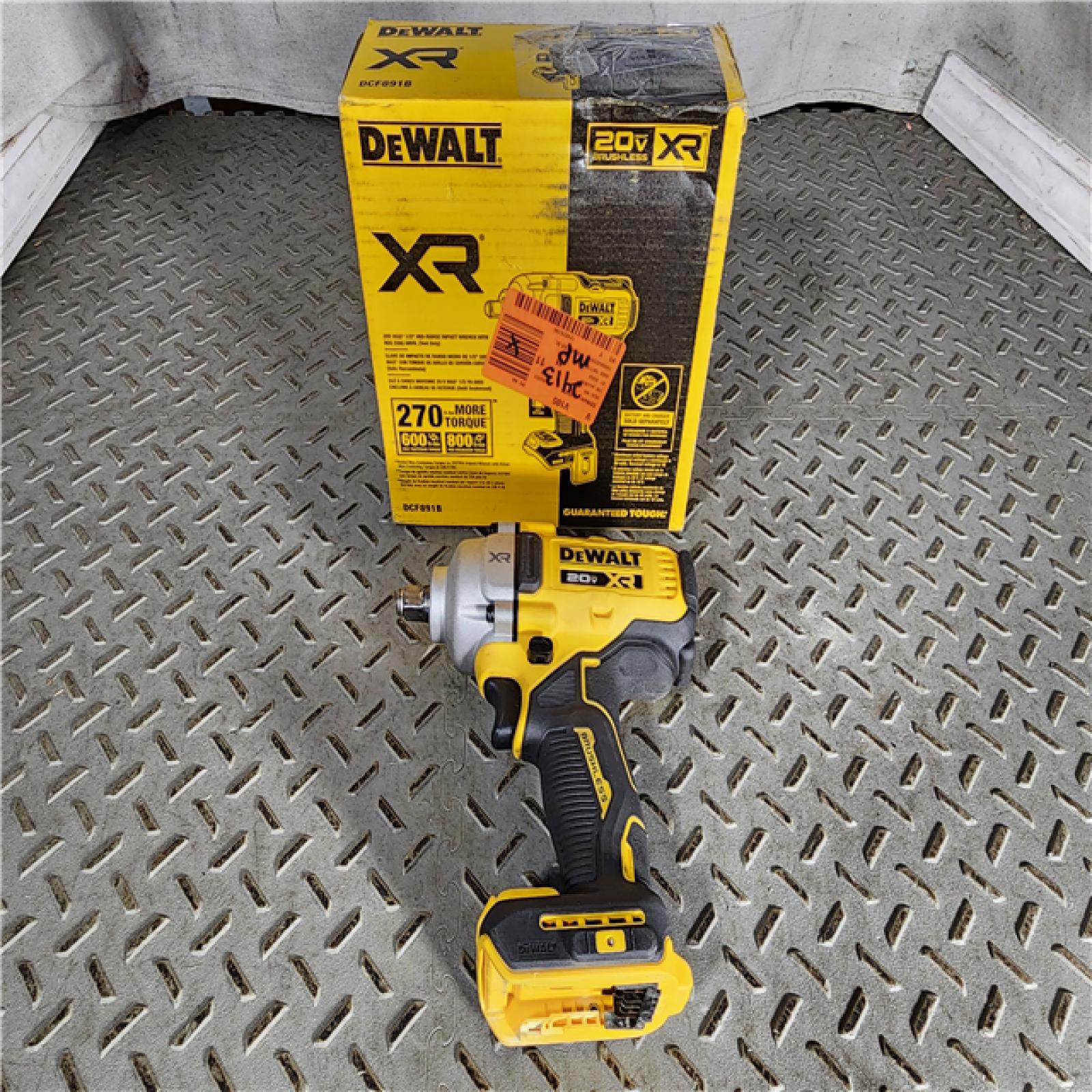 HOUSTON LOCATION - AS-IS DEWALT 20-Volt MAX XR Cordless 1/2 in. Impact Wrench (Tool-Only) (DCF891B)