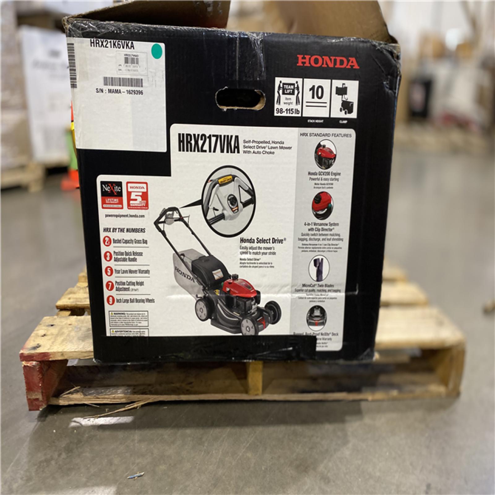 DALLAS LACAITON-Honda 21 in. Nexite Variable Speed 4-in-1 Gas Walk Behind Self-Propelled Mower with Select Drive Control