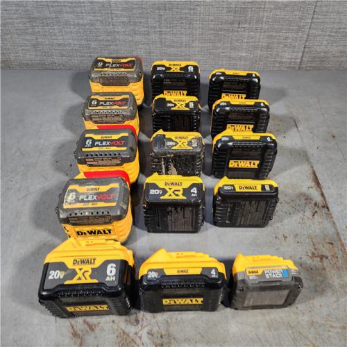 HOUSTON LOCATION - AS-IS DEWALT BATTERY PACK QTY - 15