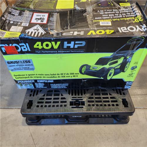 DALLAS LOCATION - AS-IS RYOBI 40V HP Brushless 20 in. Cordless Battery Walk Behind Push Mower