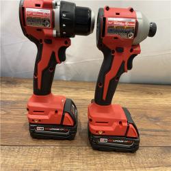 AS-IS Milwaukee M18 18V Lithium-Ion Brushless Cordless Compact Drill/Impact Combo Kit (2-Tool)