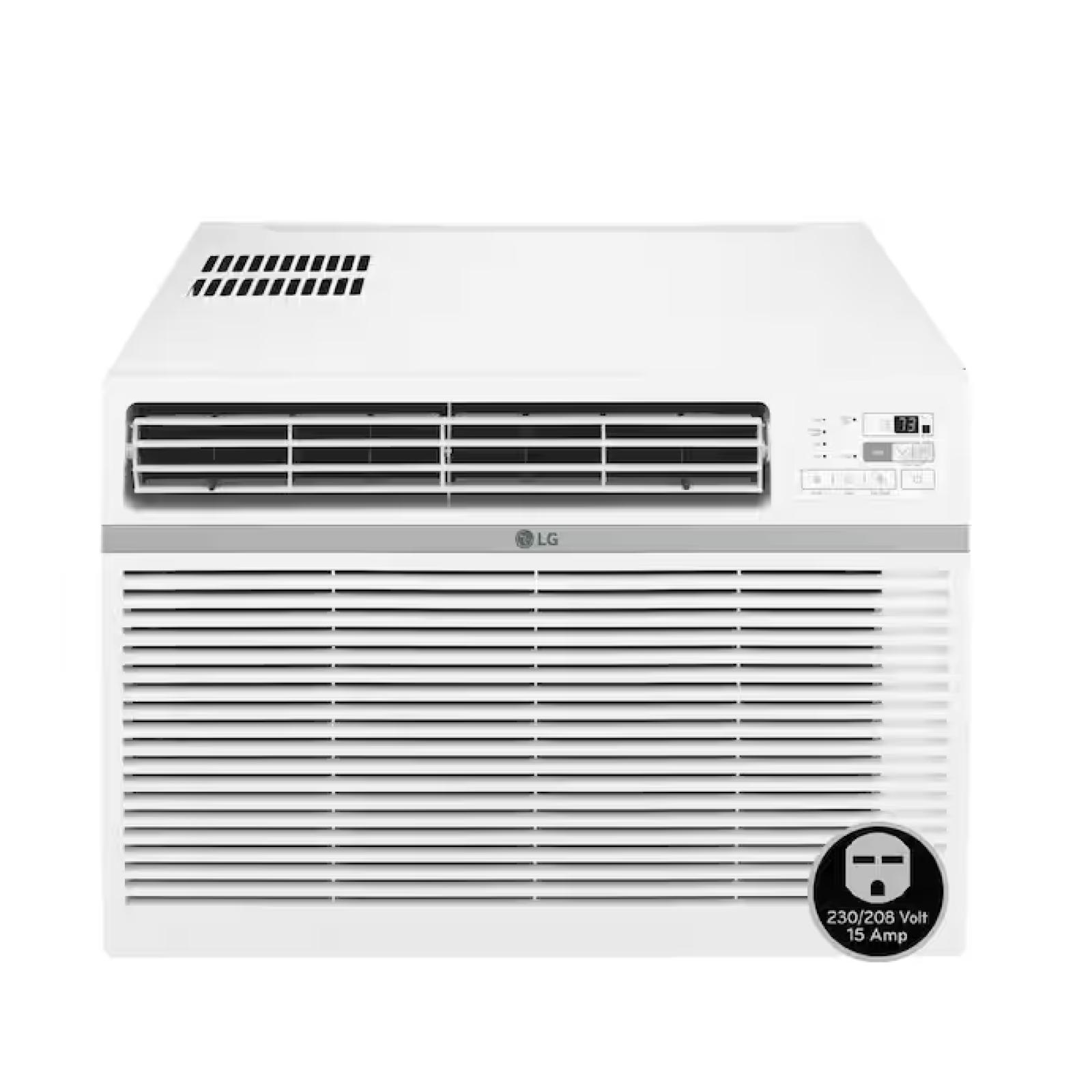 DALLAS LOCATION - LG 24,500 BTU 208/230-Volt Window Air Conditioner Cools 1,550 Sq. Ft. with Remote in White