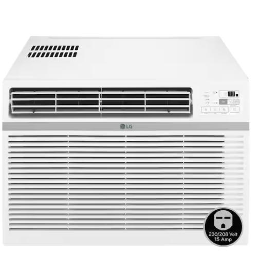 DALLAS LOCATION - LG 24,500 BTU 208/230-Volt Window Air Conditioner Cools 1,550 Sq. Ft. with Remote in White