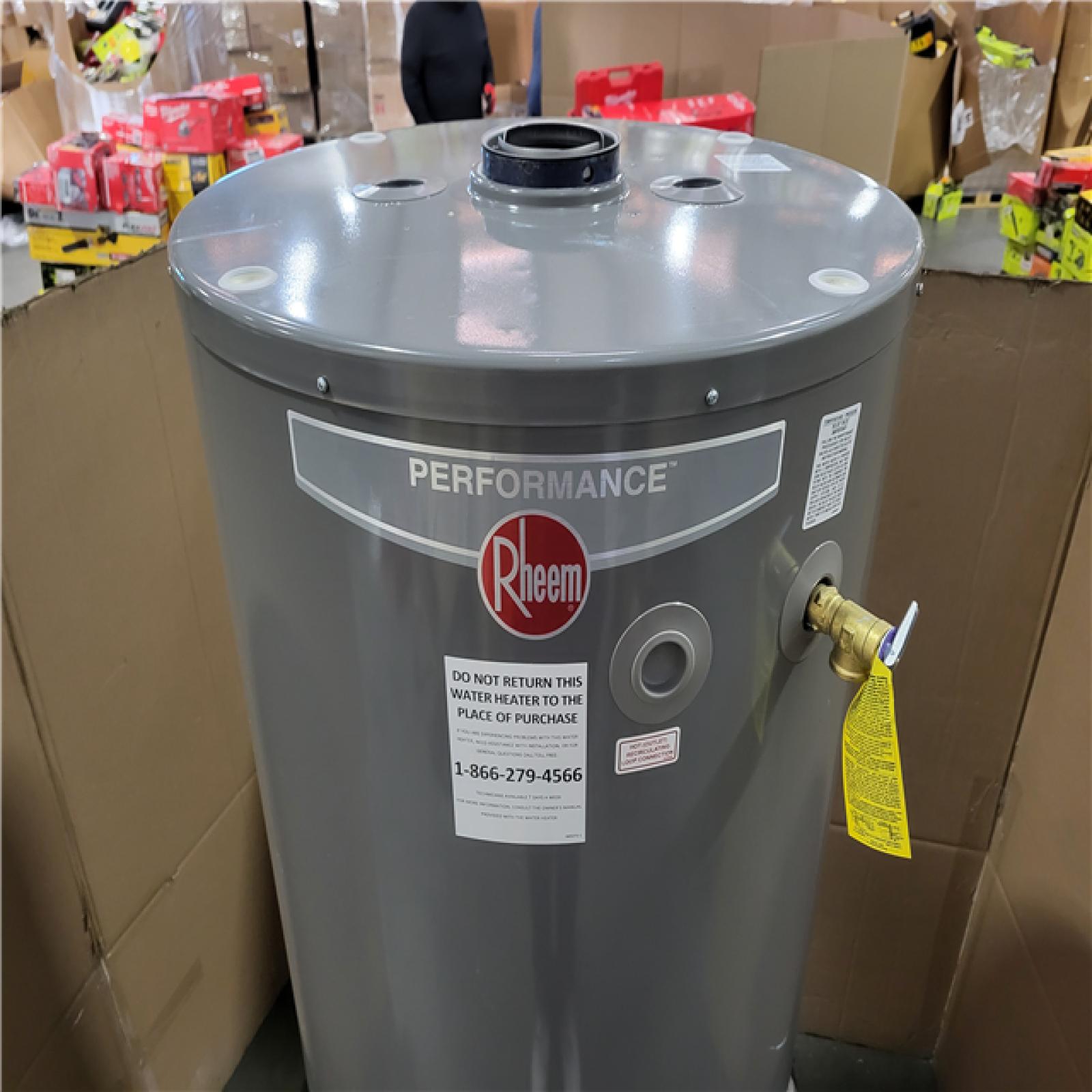 CALIFORNIA AS-IS RHEEM PERFORMANCE WATER HEATER