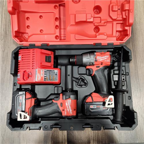 AS IS M18 FUEL 18V Lithium-Ion Brushless Cordless Hammer Drill and Impact Driver Combo Kit (2-Tool) with 2 Batteries