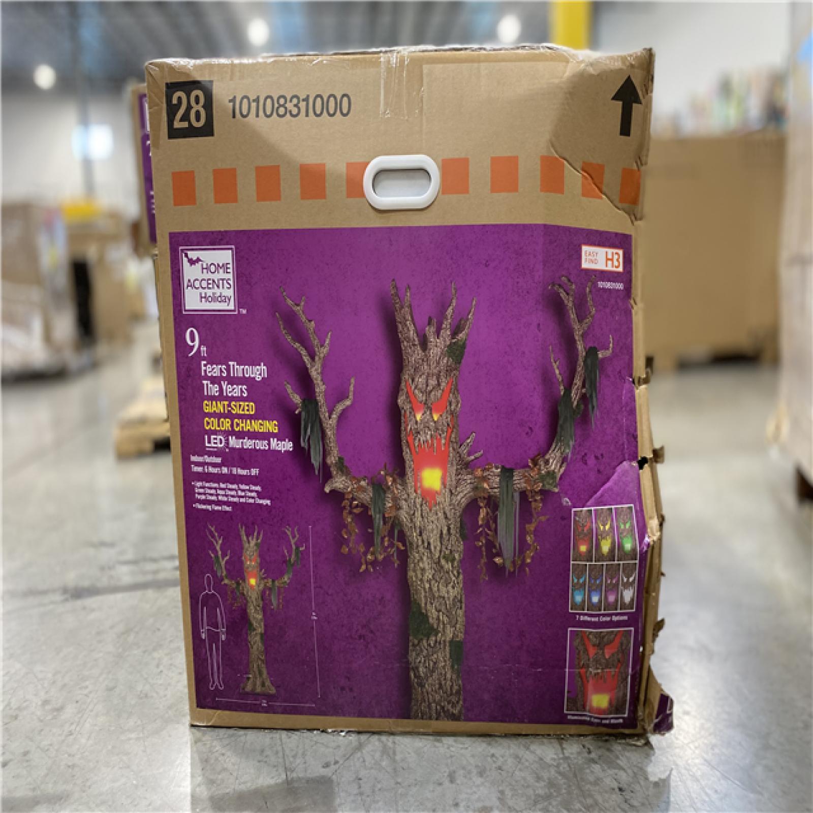 DALLAS LOCATION - Home Accents Holiday 9 ft. Giant-Sized LED Murderous Maple