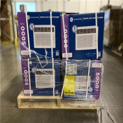 DALLAS LOCATION - GE 5,000 BTU 115-Volt Window Air Conditioner for 150 sq. ft. Rooms in White PALLET- ( 12 UNITS)