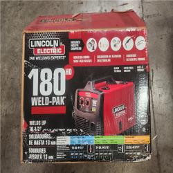 Phoenix Location Lincoln Electric Weld-Pak 180 Amp MIG Flux-Core Wire Feed Welder, 230V, Aluminum Welder with Spool Gun sold separately