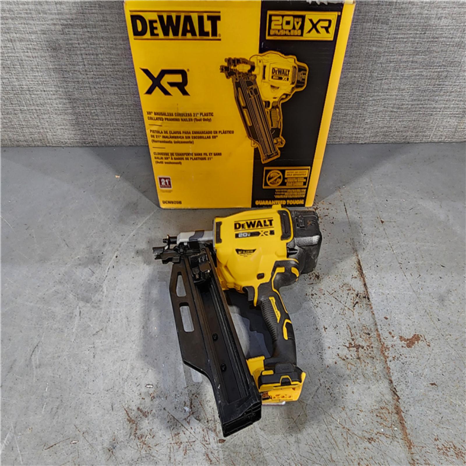 HOUSTON LOCATION - AS-IS DEWALT 20-Volt 21Â° Cordless Framing Nailer (Tool-Only)