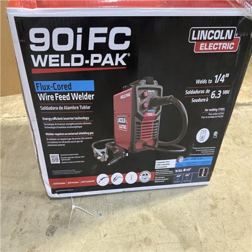 Houston location AS-IS LINCOLN WELD-PAK 90i FC Flux-Cored Wire Feeder Welder (No Gas)