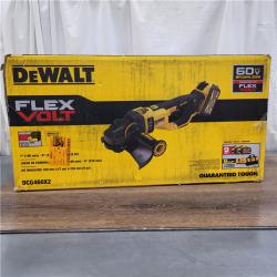 AS-IS DeWalt DCG460 54v XR Cordless FLEXVOLT Angle Grinder 230mm 2 X 9ah Li-ion Charger Case