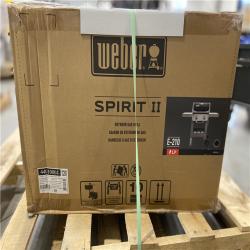 DALLAS LOCATION - NEW! -  Weber Spirit II E-210 2-Burner Liquid Propane Gas Grill in Black