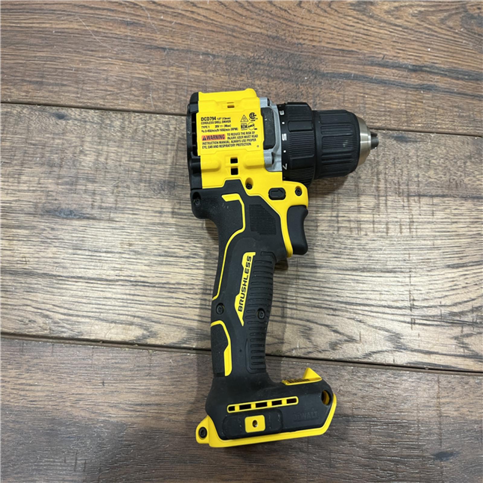 AS-IS DeWalt 20V MAX 1/2 in. Brushless Cordless Hammer Drill/Drive Kit (Battery & Charger)