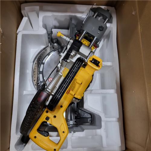 AS-IS DEWALT 60V Lithium-Ion 12 in. Cordless Sliding Miter Saw Kit with 9.0Ah Battery Pack