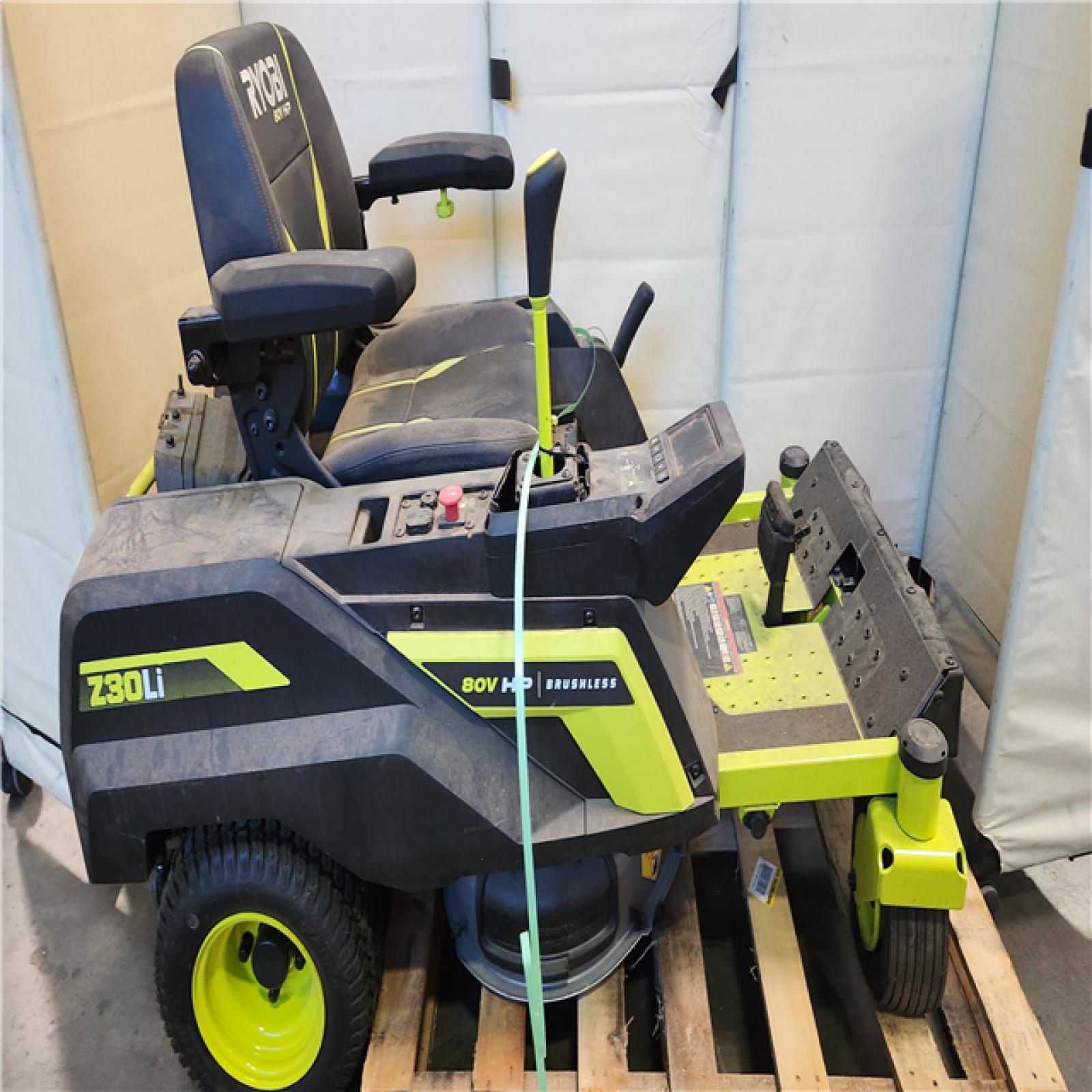 CALIFORNIA AS-IS RYOBI 80V HP BRUSHLESS BATTERY OPERATED MOWER