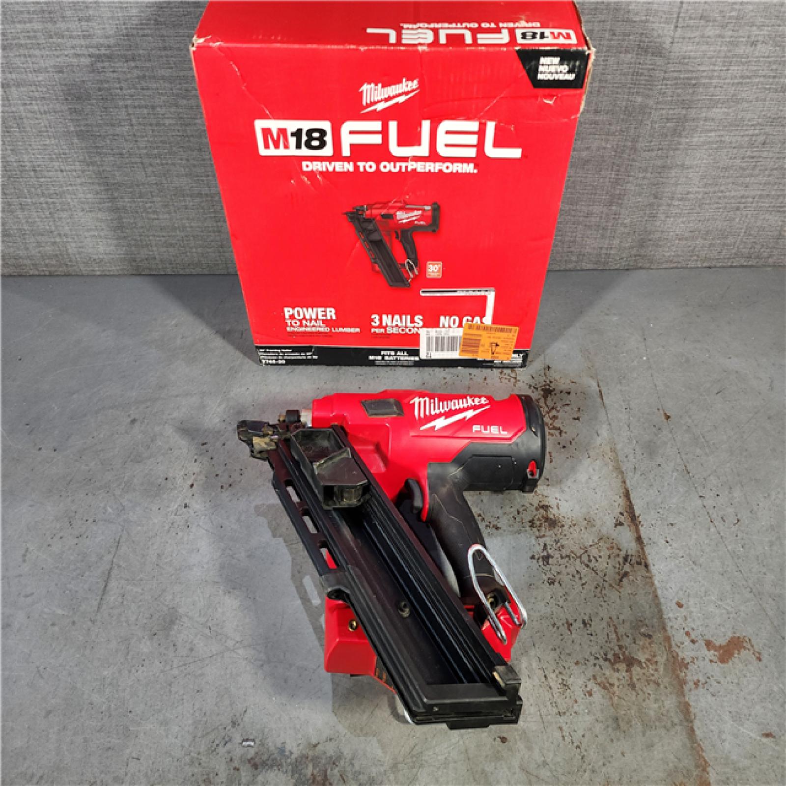 HOUSTON LOCATION - AS-IS M18 FUEL 3-1/2 in. 18-Volt 30-Degree Lithium-Ion Brushless Cordless Framing Nailer (Tool-Only)